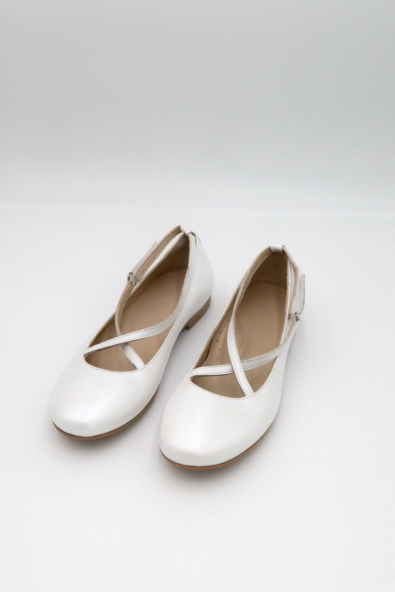 CLARA BALLERINAS PEARL WHITE